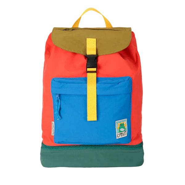 bobo choses beast tag color block backpack multi