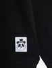 mini rodini mouse ear fine knit sweater black