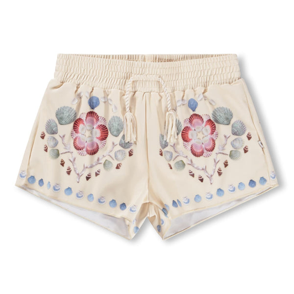 molo nicci swim shorts sea shell deco