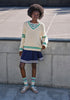 molo barb skirt navy blazer