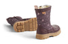 wheat koa tex winter boots plum truffle stars