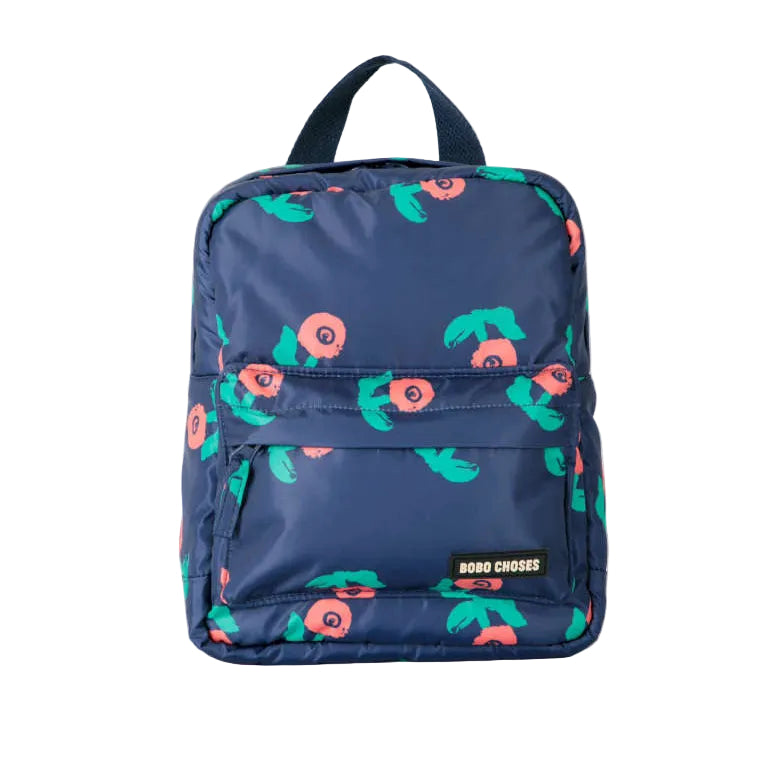 bobo choses stamo bloom backpack navy blue