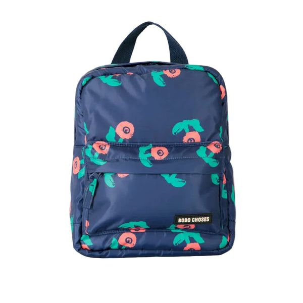 bobo choses stamo bloom backpack navy blue