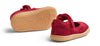 wheat audrey ballerina shoes red cherry