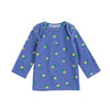 bobo choses stamp bloom allover baby t-shirt purple