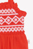 bonton naya baby jumpsuit red
