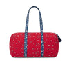 louis louise pom pom duffle bag red