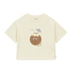 arsene & les pipelettes coconut t-shirt ecru