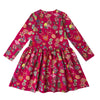 oilily dippa paris print dress fuchsia