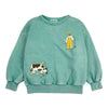 bobo choses farm adventure sweatshirt green