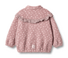 wheat ellena fleece jacket rosewood dots