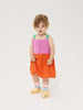 bobo choses pixel daisy colorblock baby dress multicolor