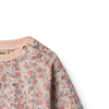 wheat lia baby sweatshirt rose dust flowers