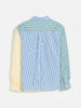 bellerose giulian shirt color block stripes