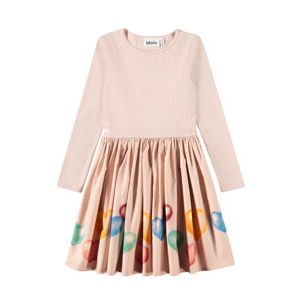 molo casie dress colorful hearts