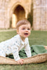 tartine et chocolat velour baby romper teddy bears