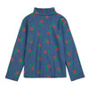 bobo choses stamp bloom all over turtle neck t-shirt navy blue