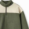 wheat matteo quarter zip olive