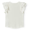 marmar copenhagen tavora frill tee gentle white