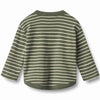 wheat olsvad baby set dark green stripe