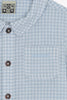 bonton pan baby shirt blue ecru