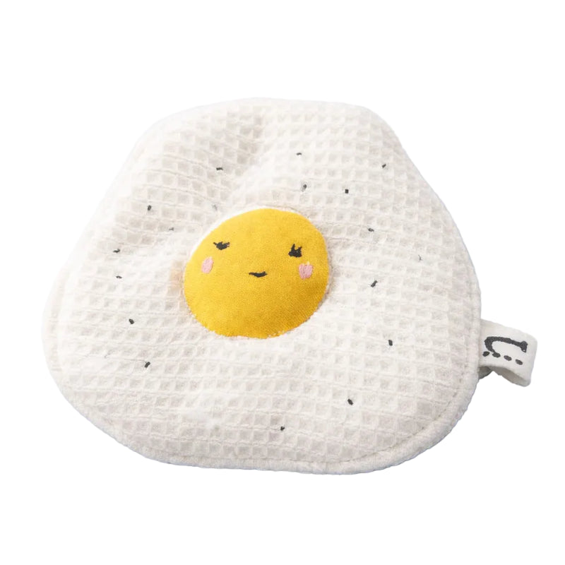normadot fried egg crinkle toy