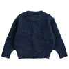 bobo choses pixel abduction baby sweater navy blue