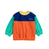 bobo choses color block baby sweatshirt multicolor