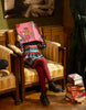 oilily marabol textured tights maroon