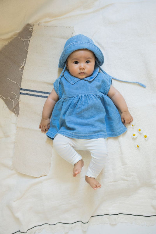 1+ in the family arcadia baby dress denim kodomo 1+ in the family arcadia baby dress denim kodomo