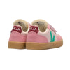 veja small v-90 velcro leather sneakers petale mary