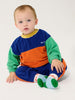 bobo choses color block baby sweatshirt multicolor
