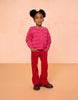 oilily vera dot cardigan bright pink