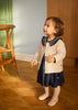 molo Navy blue baby and toddler dress with embroidered collar