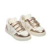 veja small v-90 velcro leather sneakers white sable bronze