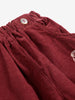 bobo choses curious owl corduroy baby pants burgundy