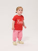 bobo choses baby jogging pants pink