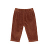 arsene & les pipelettes corduroy baby trousers brown