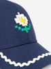 bobo choses pixel daisy twill cap navy blue