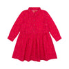 oilily diddle polka dot dress hot pink