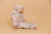 wheat adi baby snowsuit dry rose flowers