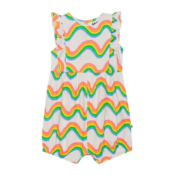 molo felicia baby romper rainbow mini