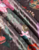 oilily hiver velvet paris print mockneck shirt taupe