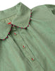 oilily bizu beaded collar blouse mistletoe
