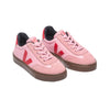 veja volley elastic laces leather sneakers guimauve pekin bark