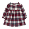 tartine et chocolat tartan dress burgundy