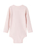 marmar copenhagen long sleeve baby body rosa