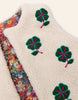 oilily clover faux fur vest cream