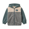 wheat jacquard adrian fleece jacket flint