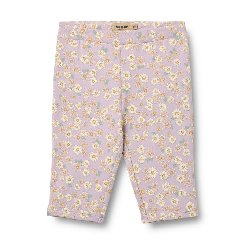 wheat eline sweatpants lavender daisies